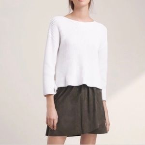 Aritzia Wilfred Free Nescher Grey Skirt